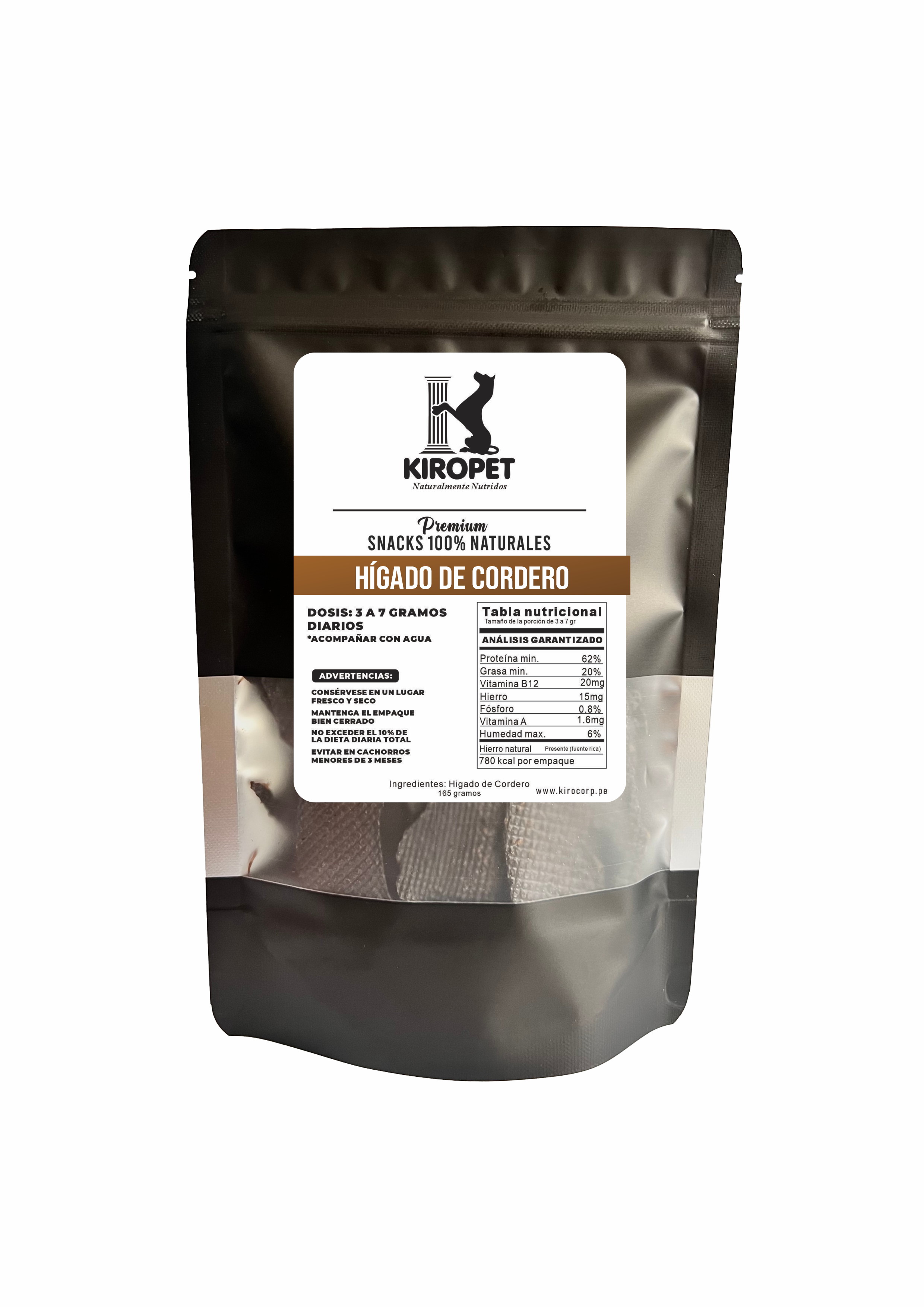 Hígado de cordero premium Kirocorp